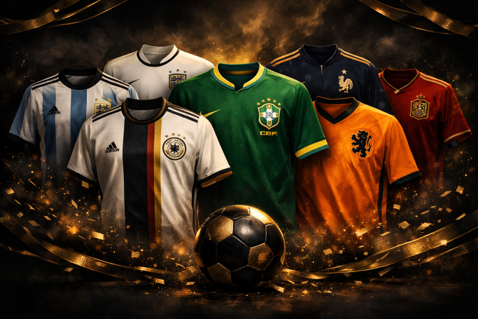 Internationale voetbal shirts